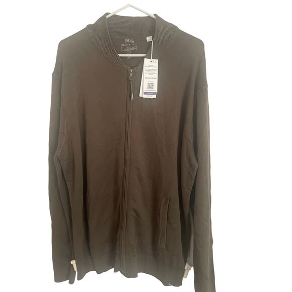 Braxx 1/4 zip organic cotton sweater